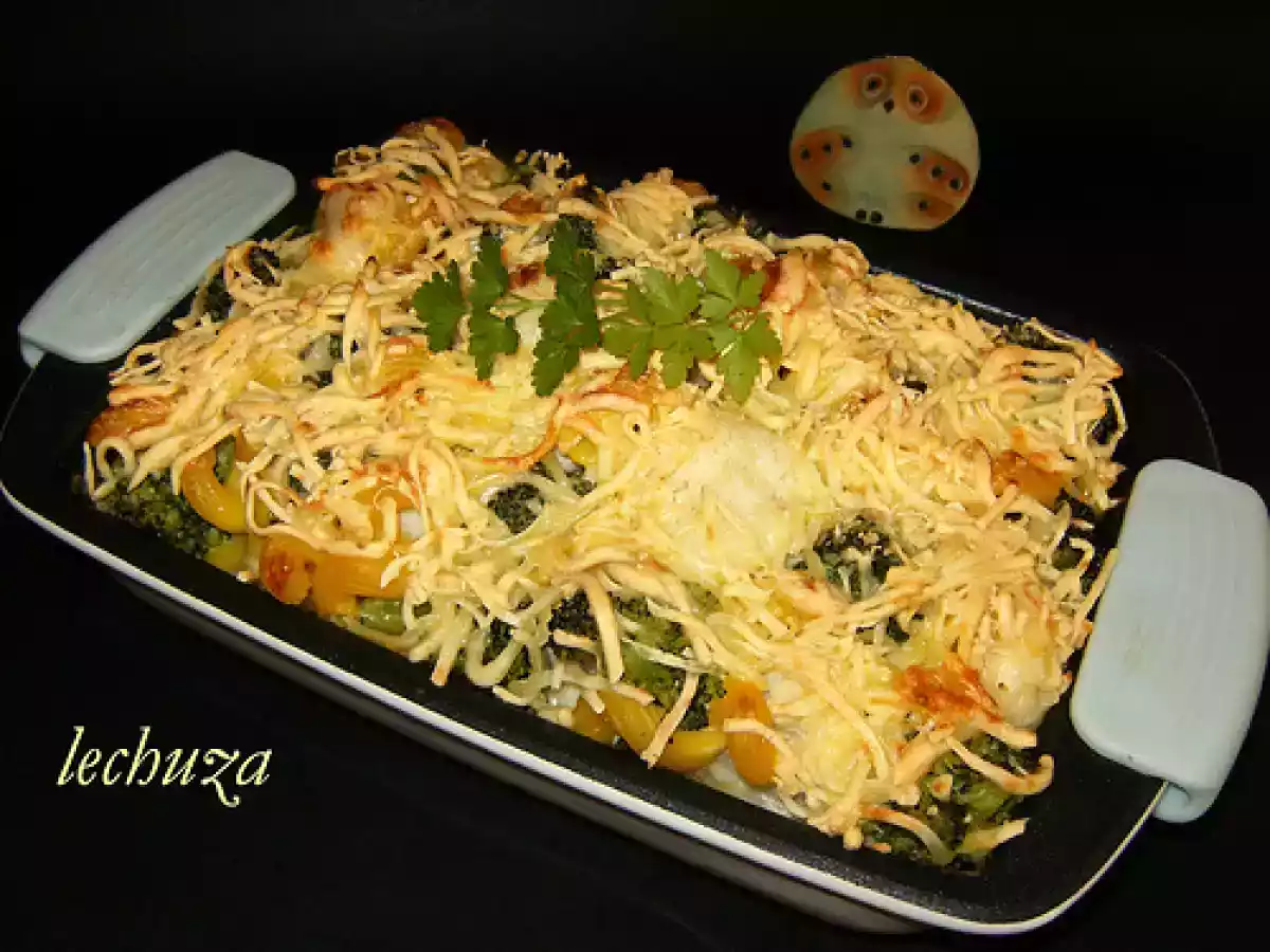 Gratinado de pasta con coliflor y brecol - foto 10