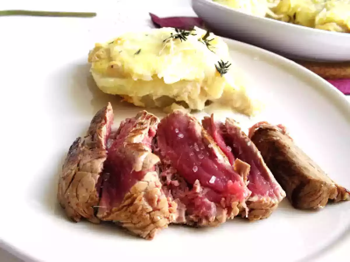 Gratinado de patata, champiñones y cebolla - foto 3