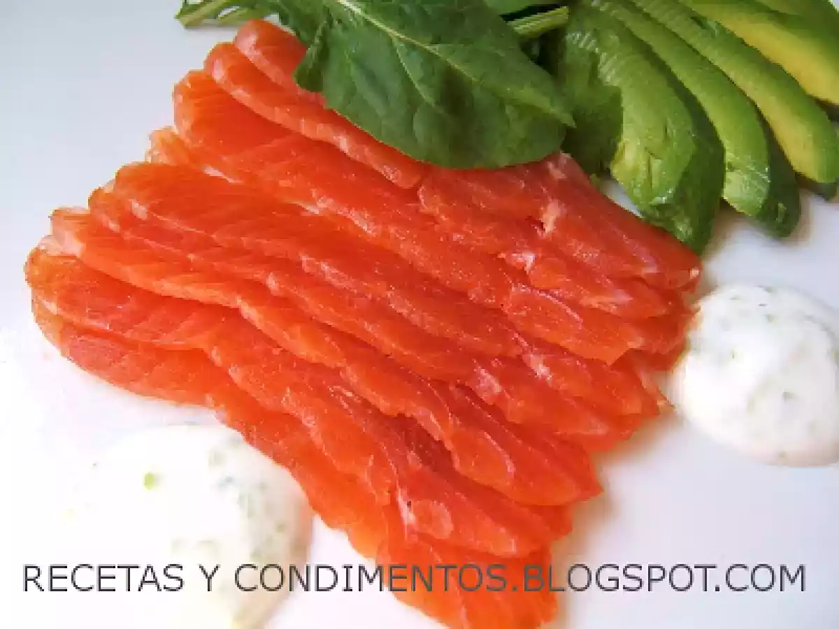 Gravadlax - Salmón curado - foto 2