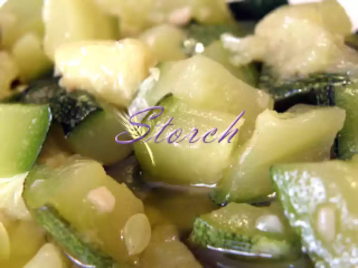 Guarnición de calabacín