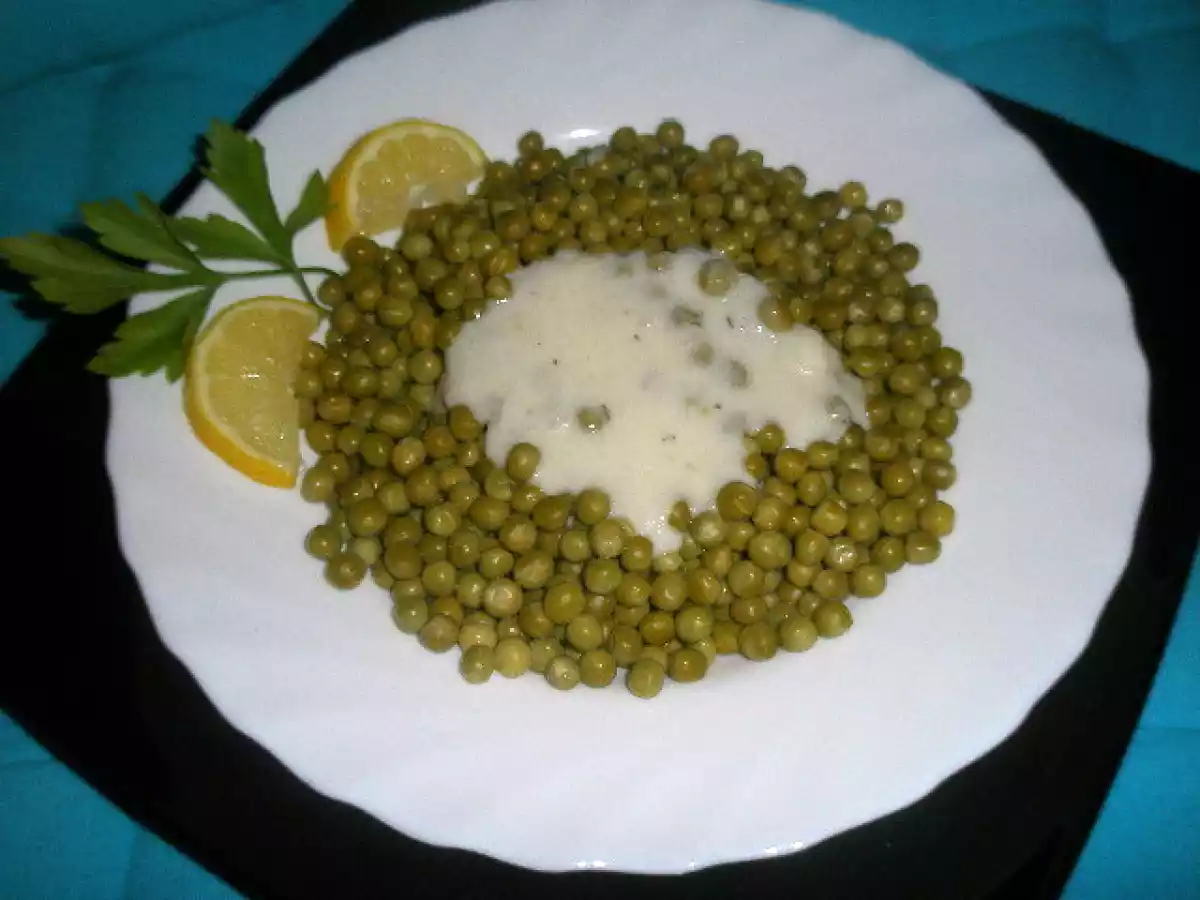 Guisantes a la crema