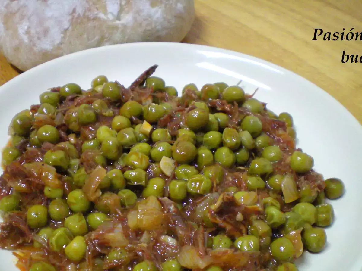 Guisantes con jamón - foto 2