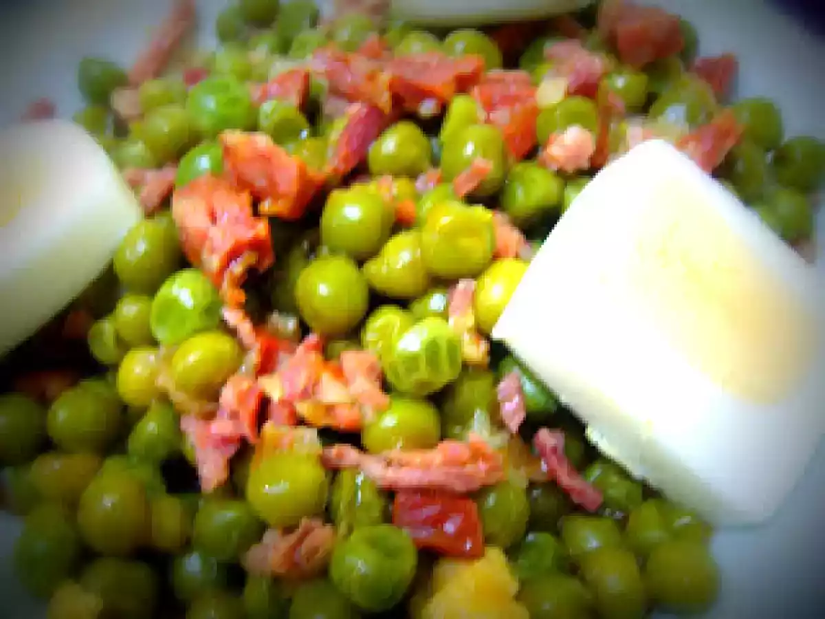 Guisantes con Jamón y Chorizo (fussioncook) - foto 2