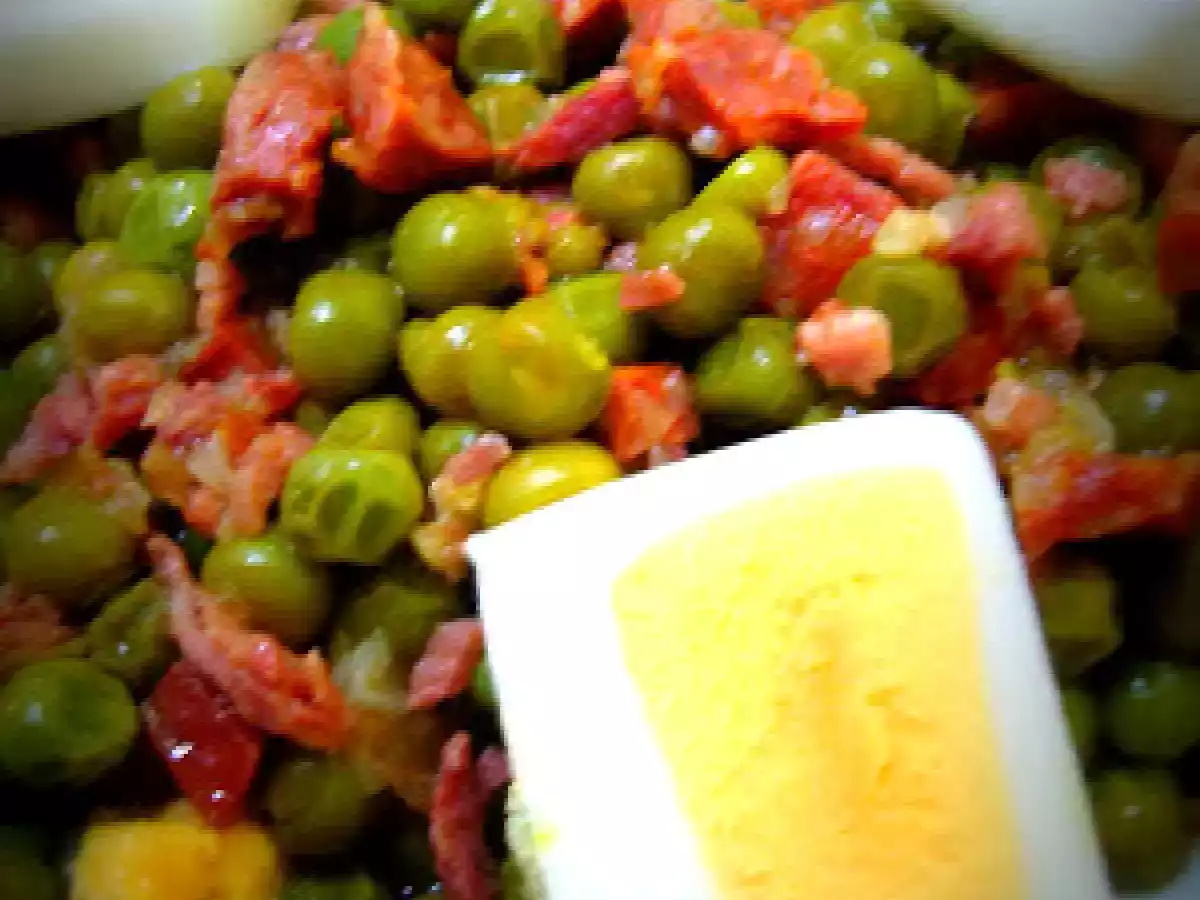 Guisantes con Jamón y Chorizo (fussioncook) - foto 3