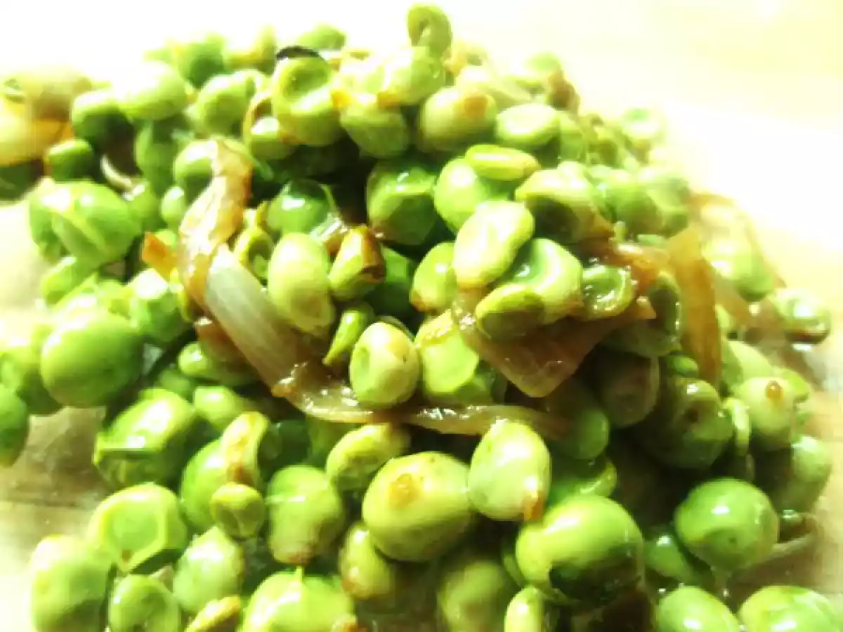 Guisantes y Tirabeques ahogados