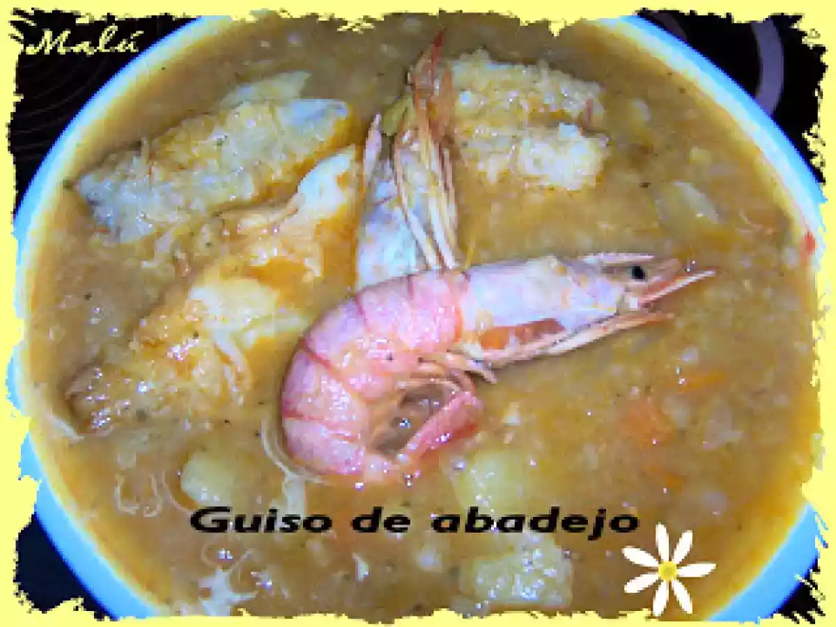 GUISO DE ABADEJO ( PASO A PASO )