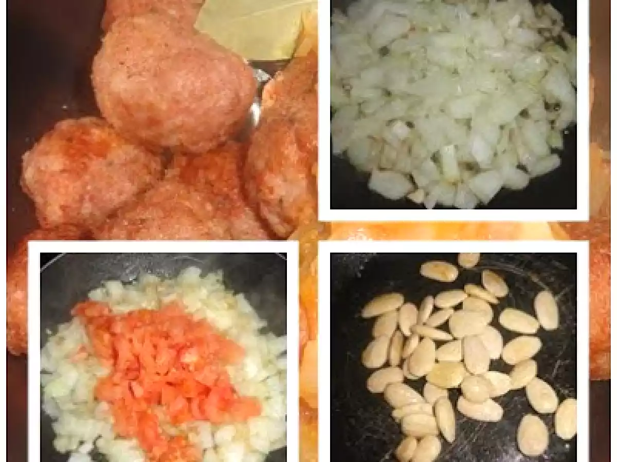 Guiso de albóndigas con almendras - foto 6