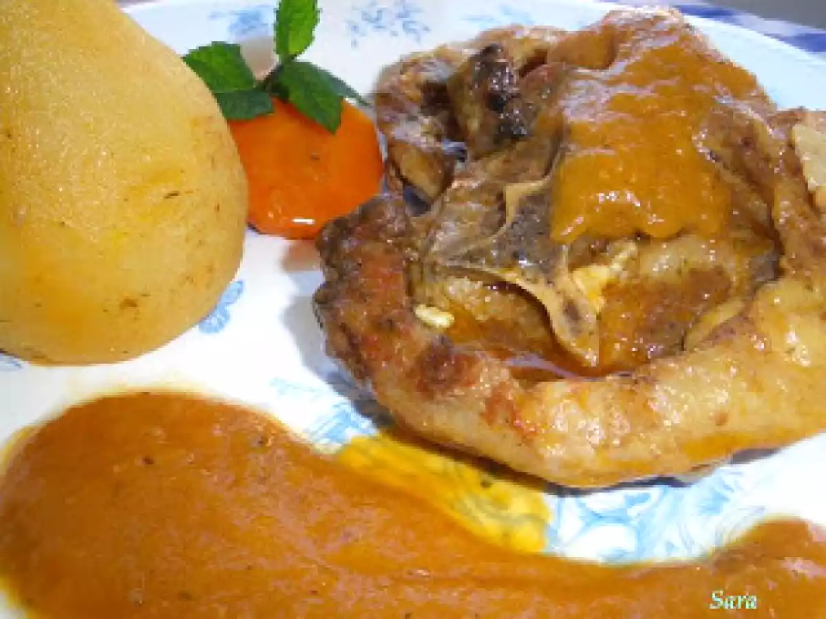 Guiso de cordero con peras a la menta - foto 2