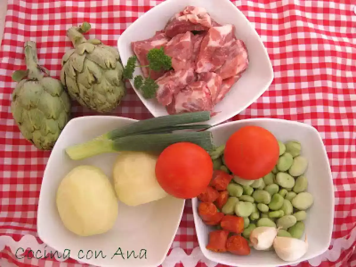 GUISO DE HABAS TIERNAS