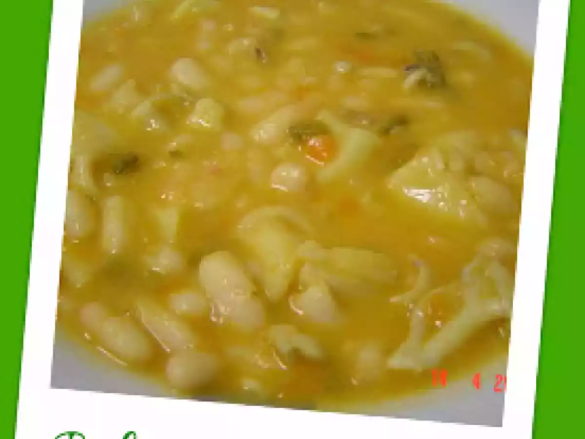 GUISO DE JUDÍAS BLANCAS CON SEPIA ?THERMOMIX?