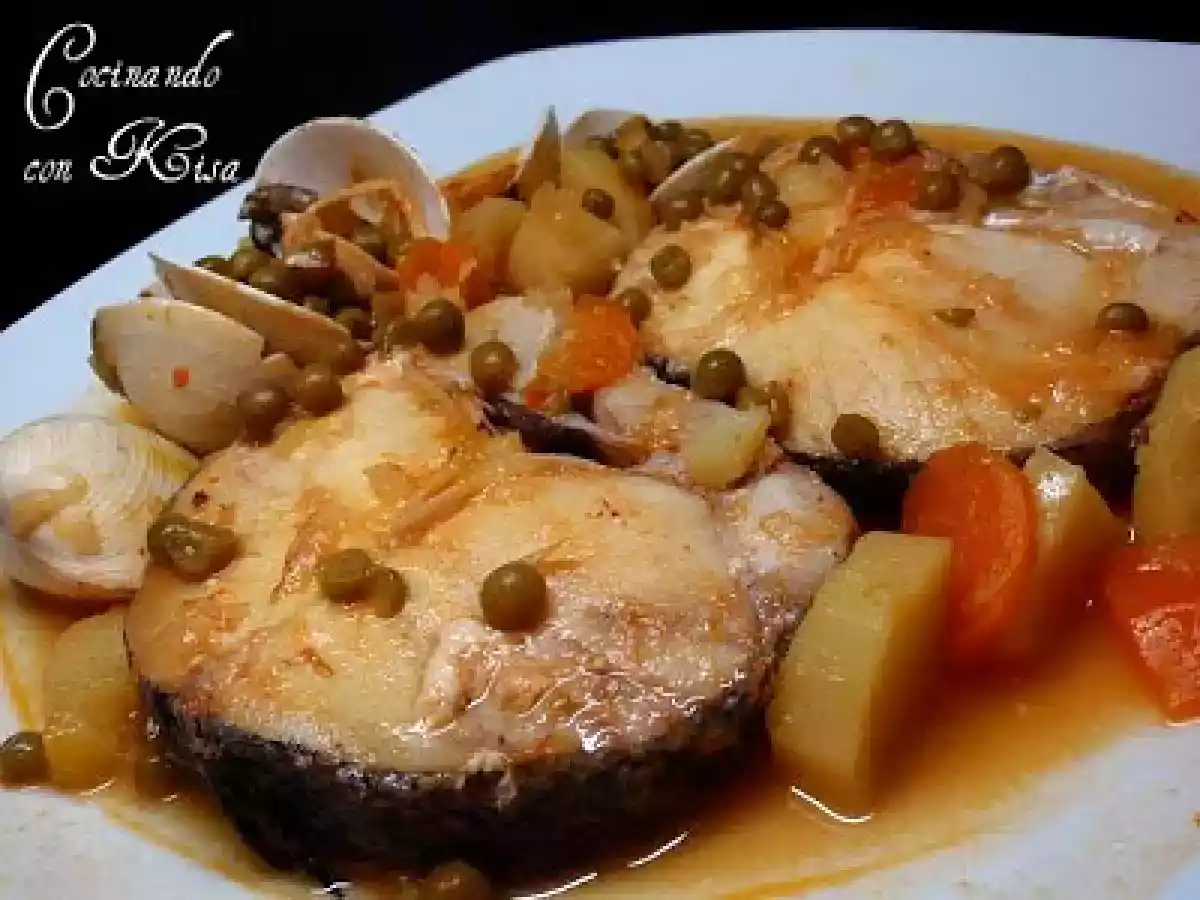 Guiso de Merluza con Patatas y Almejas al Albariño (fussioncook)