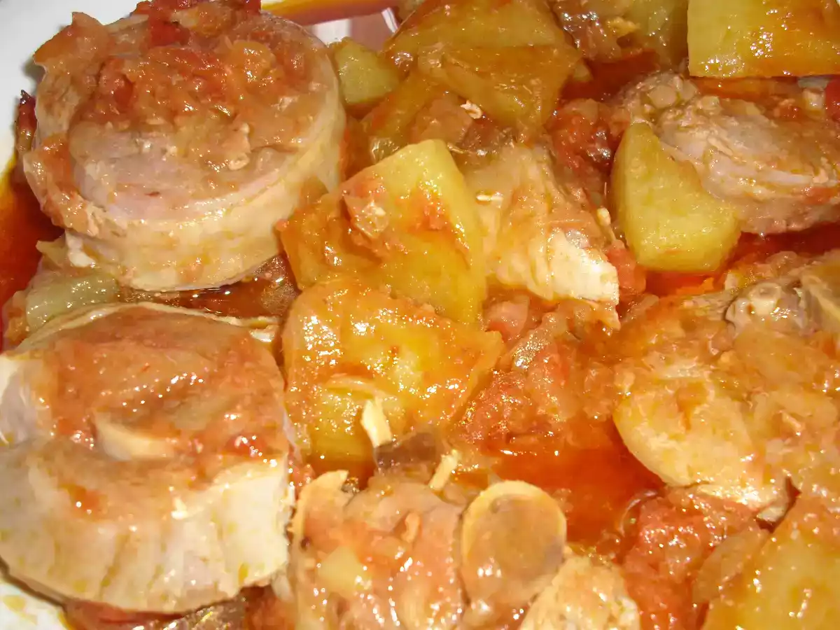 guiso de osobuco de pavo