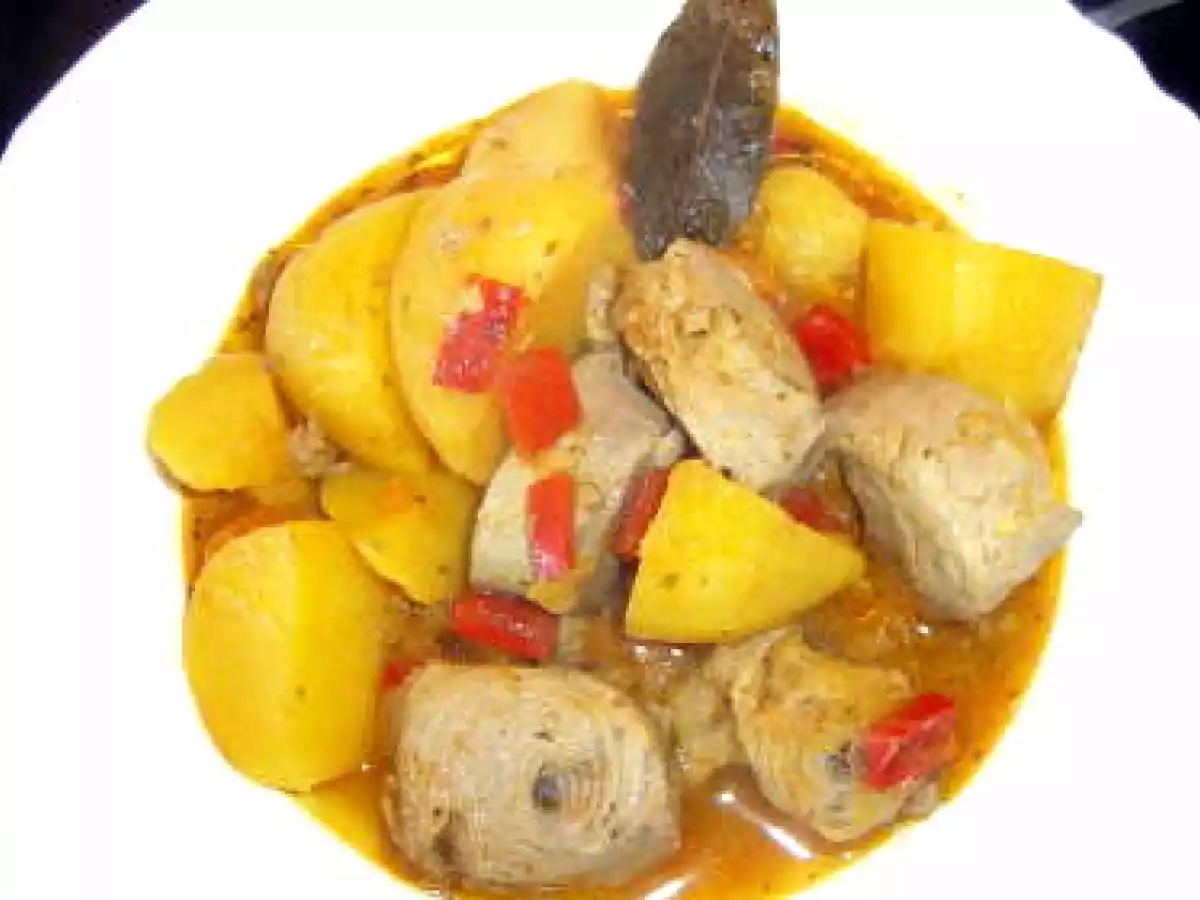 Guiso de Patatas con Albacora ó Marmitako a mi manera