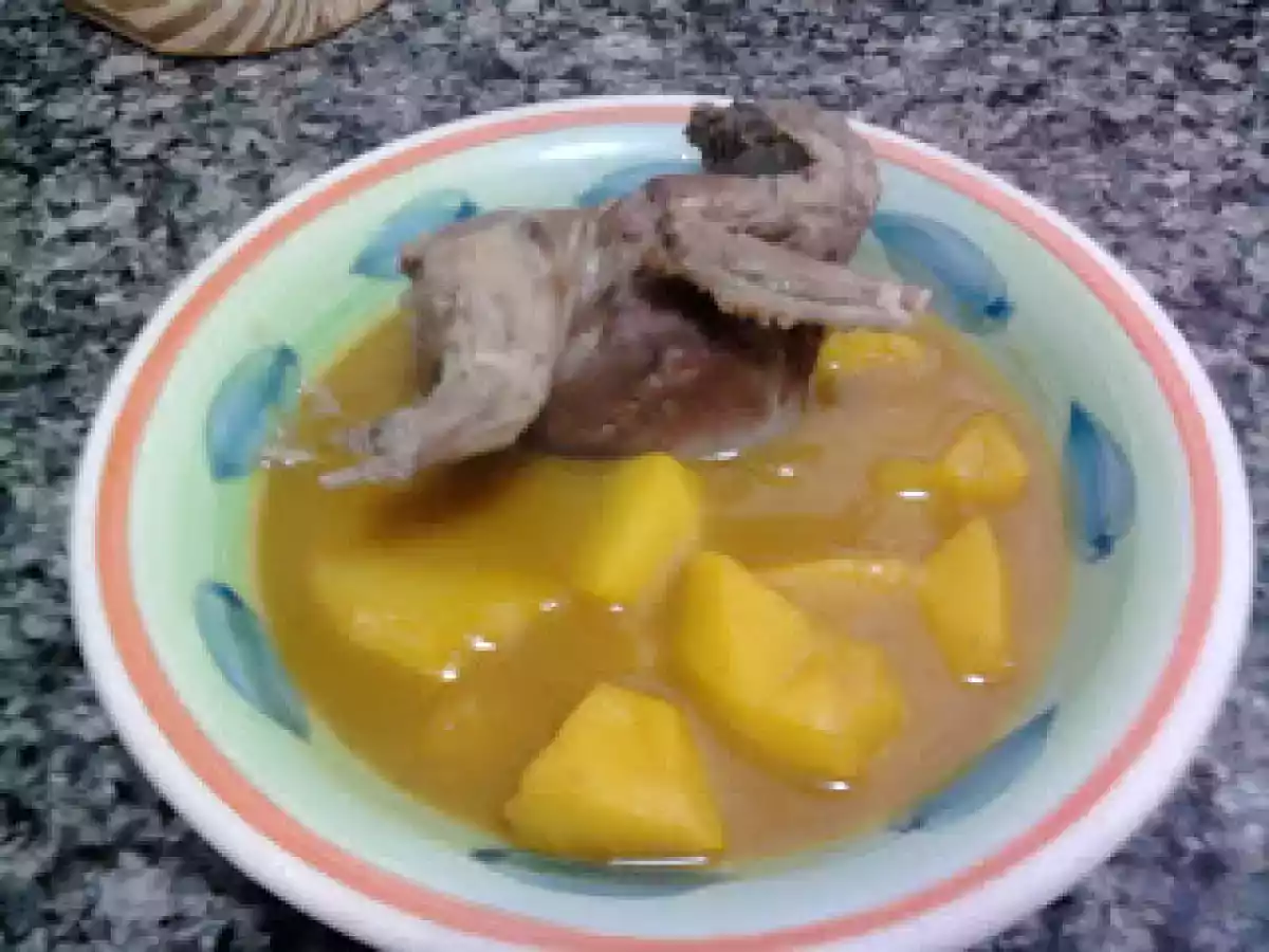 GUISO DE PATATAS CON PALOMA TORCAL