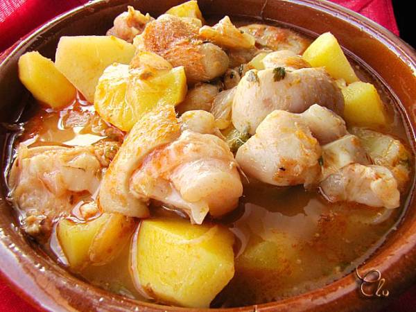 Guiso de patatas con ternera y comino