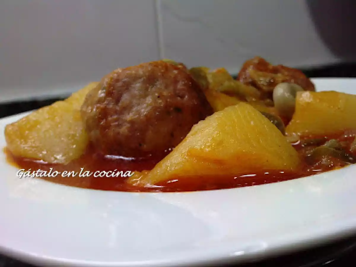GUISO DE PELOTAS MURCIANO (A MI MANERA) - foto 3