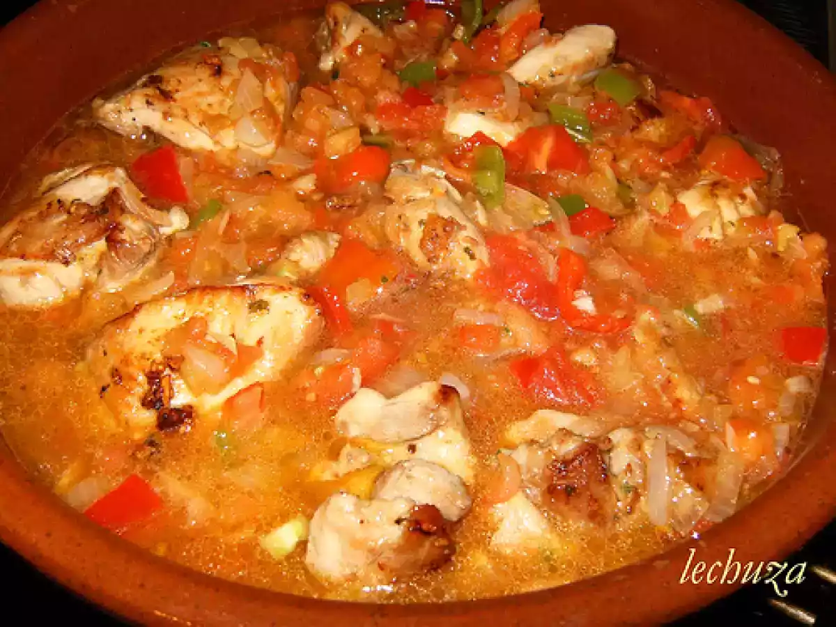 Guiso de pollo de corral con fideos - foto 4