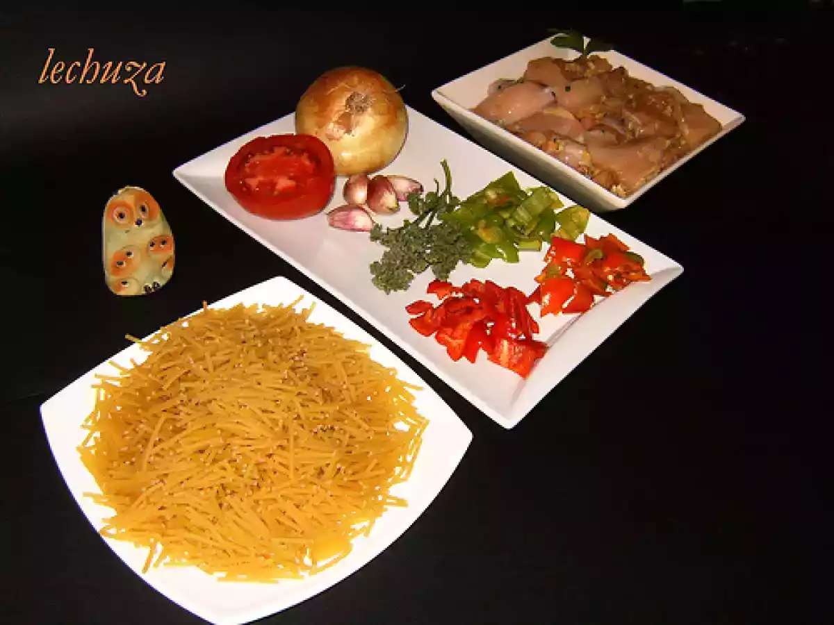 Guiso de pollo de corral con fideos - foto 7