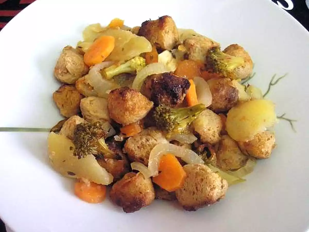 Guiso de soja al vino