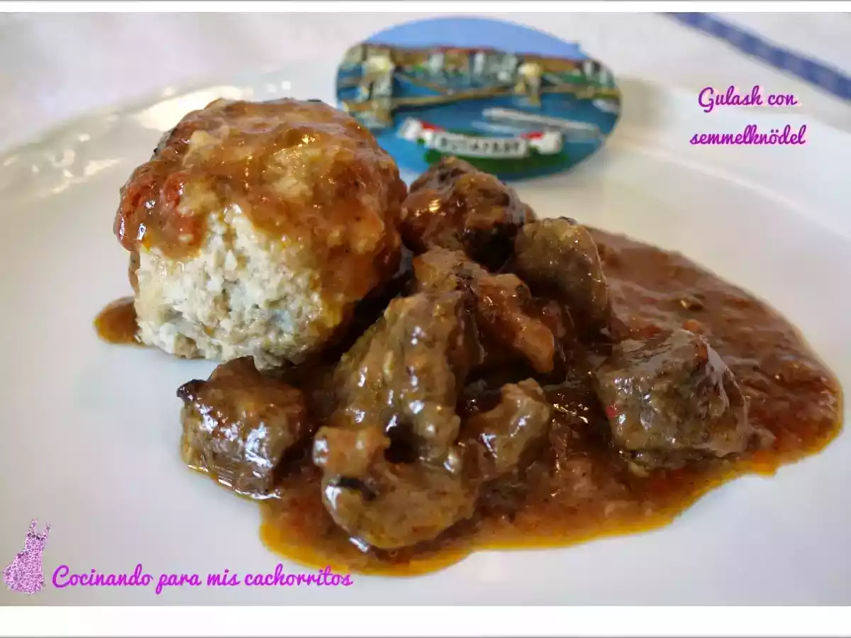 Gulash con semmelknödel