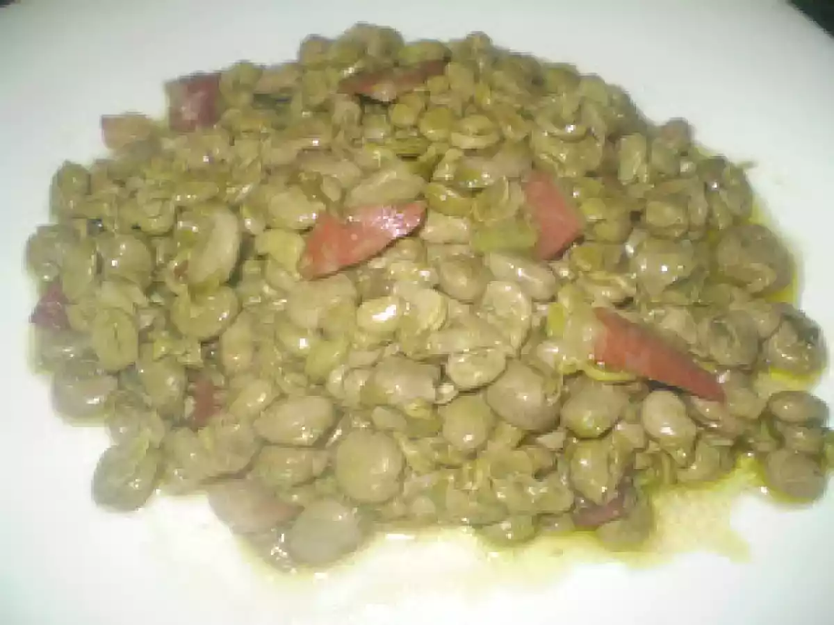 HABAS FRITAS CON JAMÓN - foto 2