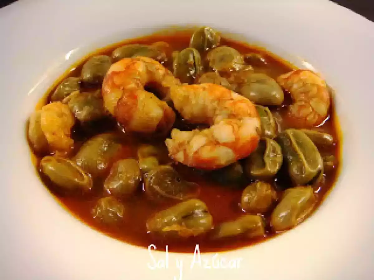 HABAS, GAMBAS Y AJOS TIERNOS