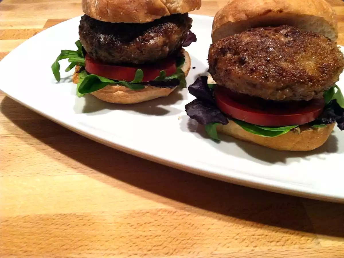 Hamburguesa a la italiana