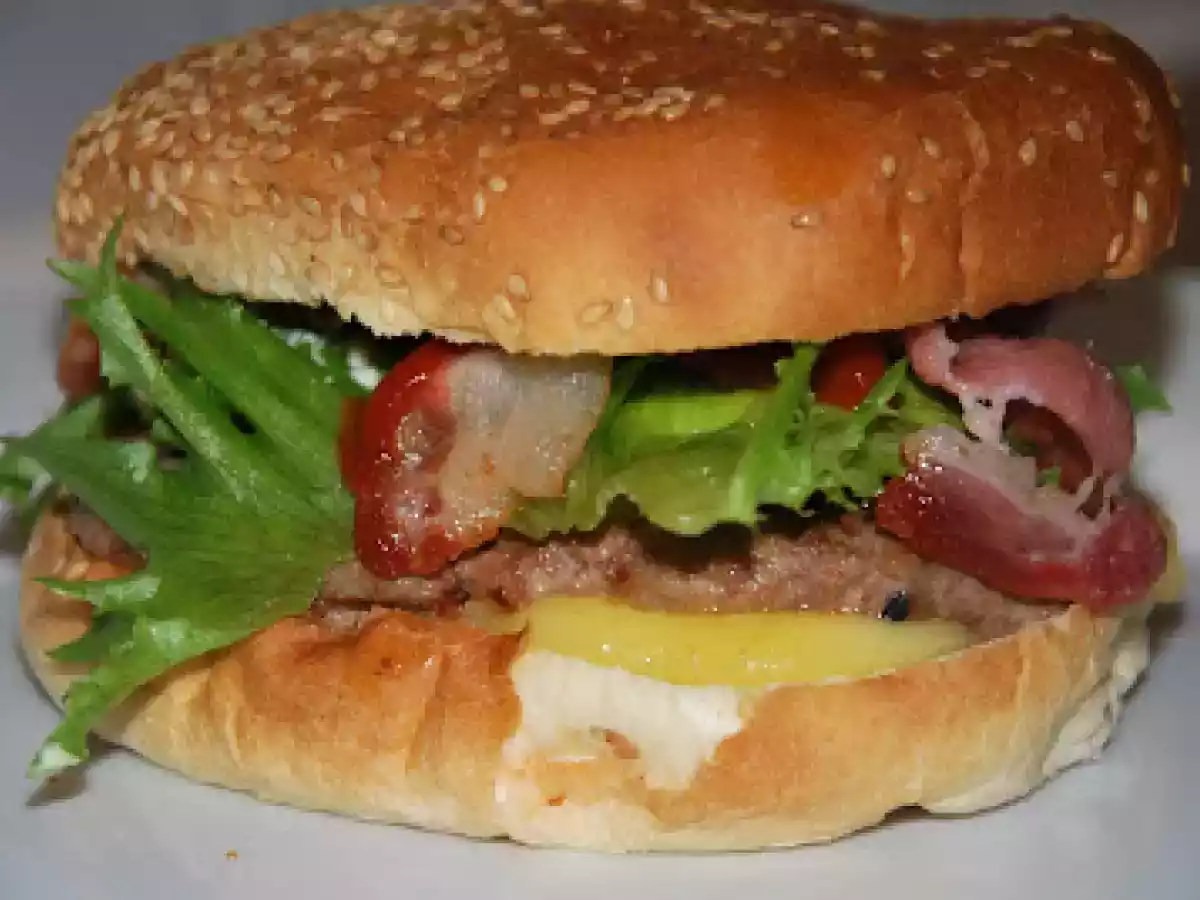 Hamburguesa casera