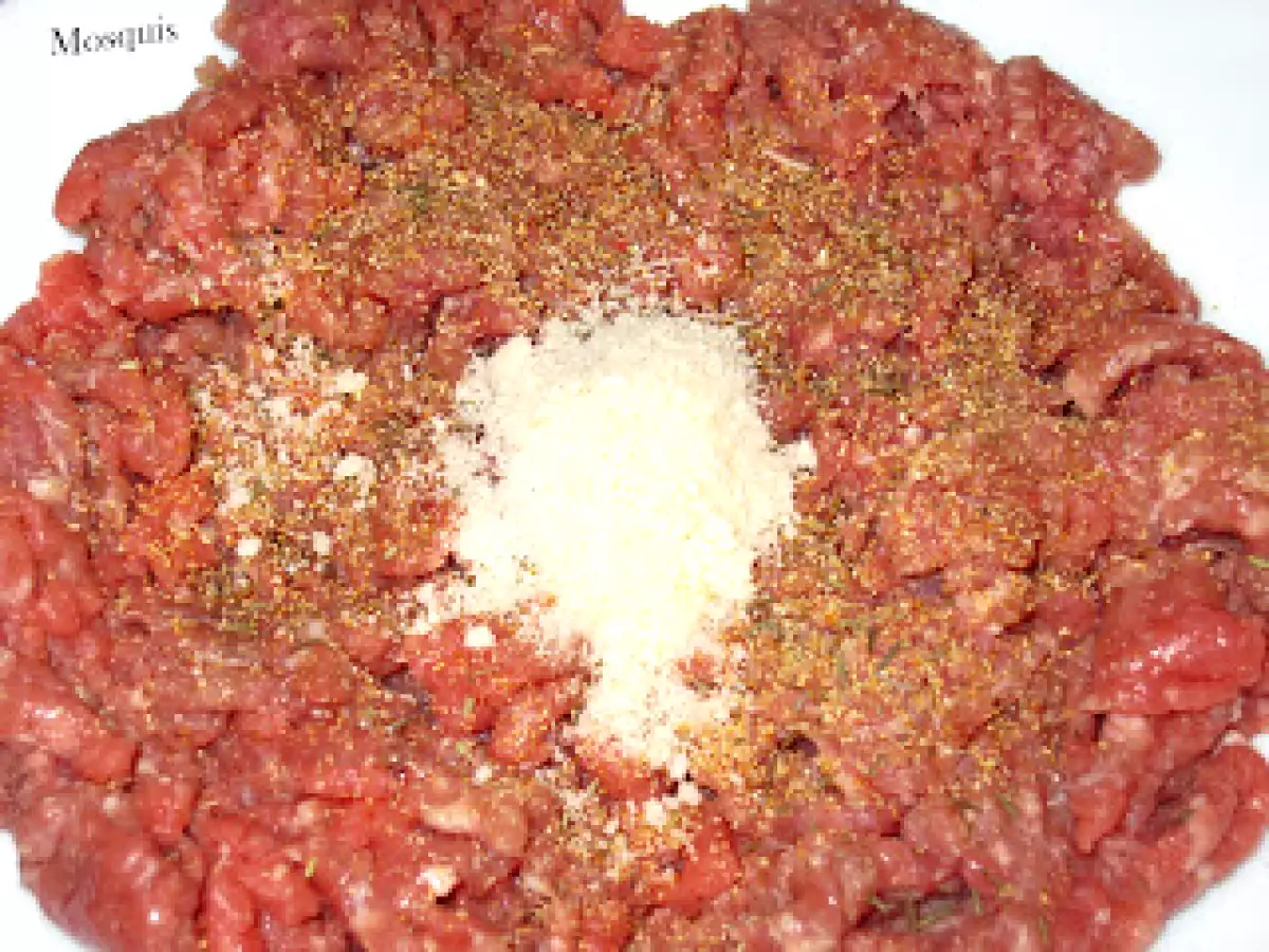 Hamburguesa (caseras) con patatas fritas paja - foto 2