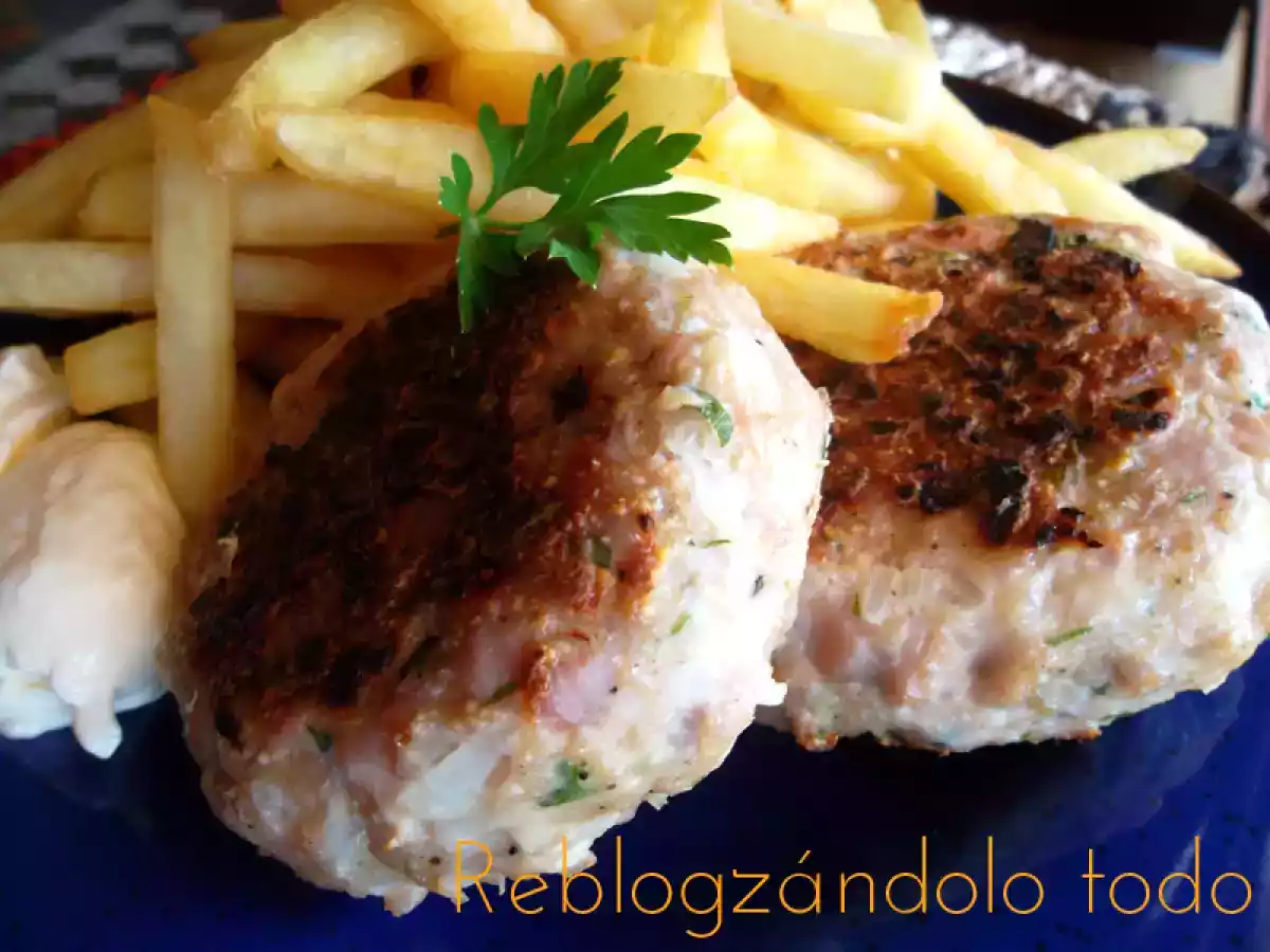 Hamburguesa de atún