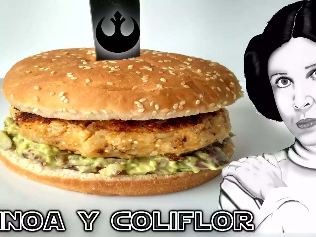 Hamburguesa de Quinoa y Coliflor