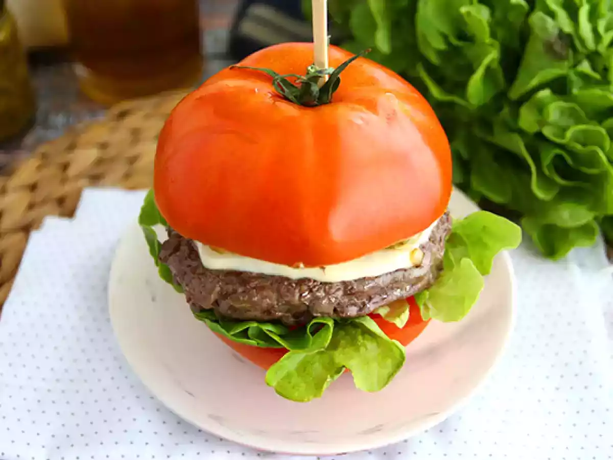 Hamburguesa de tomate