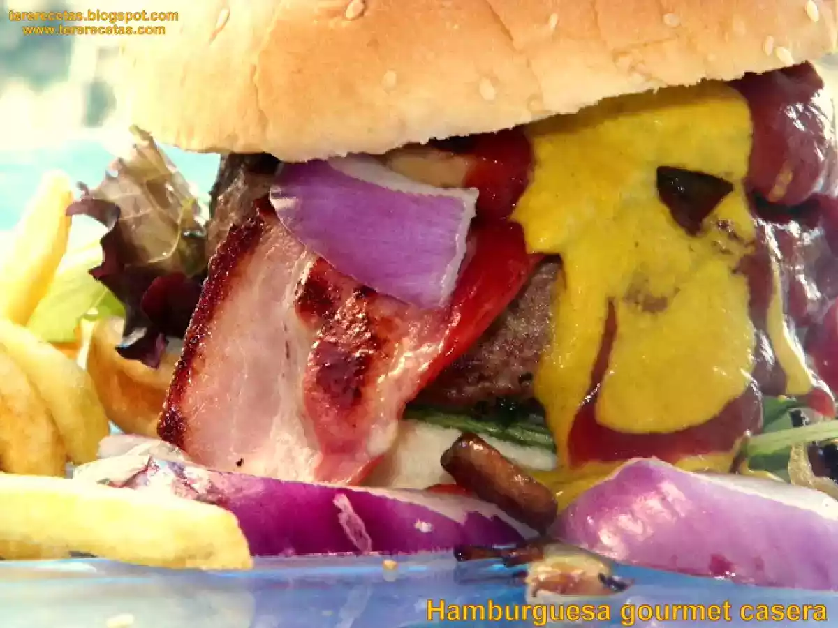 Hamburguesa gourmet casera - foto 2