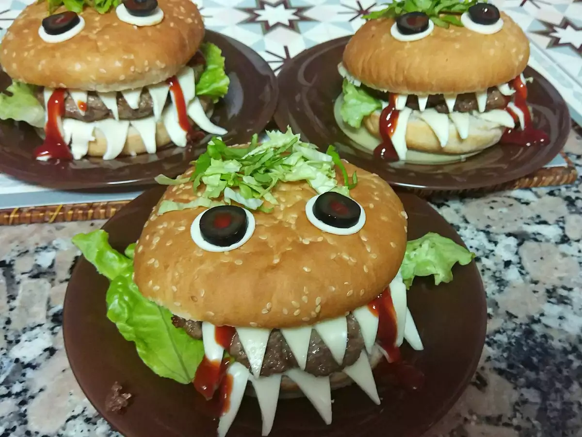 Hamburguesa para Halloween - foto 2