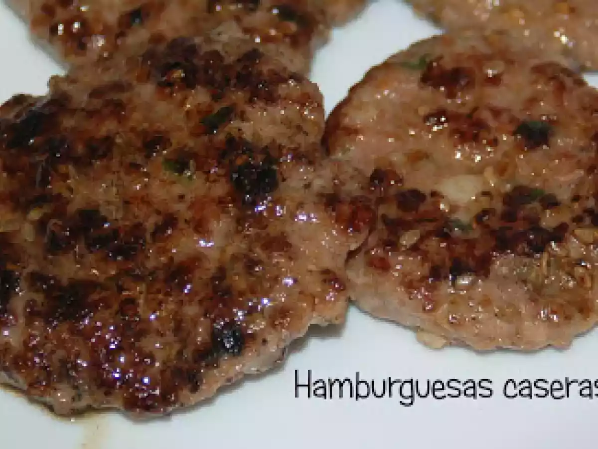 HAMBURGUESAS CASERAS - foto 2