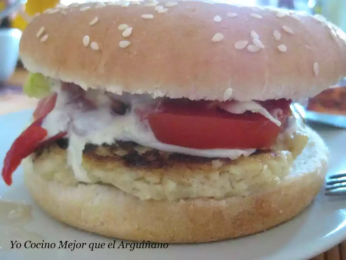 Hamburguesas de coliflor y patata