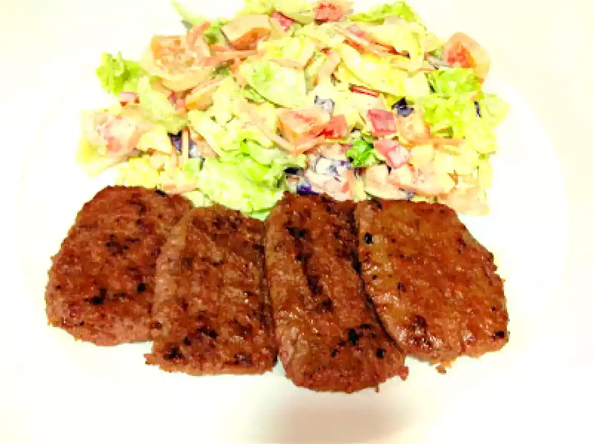 Hamburguesas de Potro con Ensalada César - foto 2