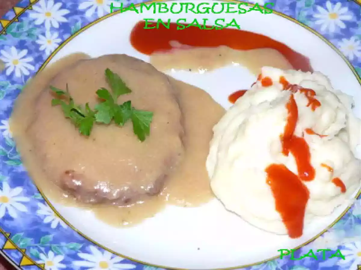 HAMBURGUESAS EN SALSA - foto 2