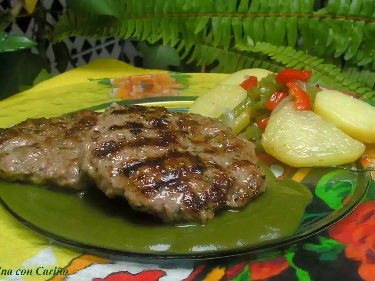 Hamburguesas especiadas con Crema de Acelgas - foto 7