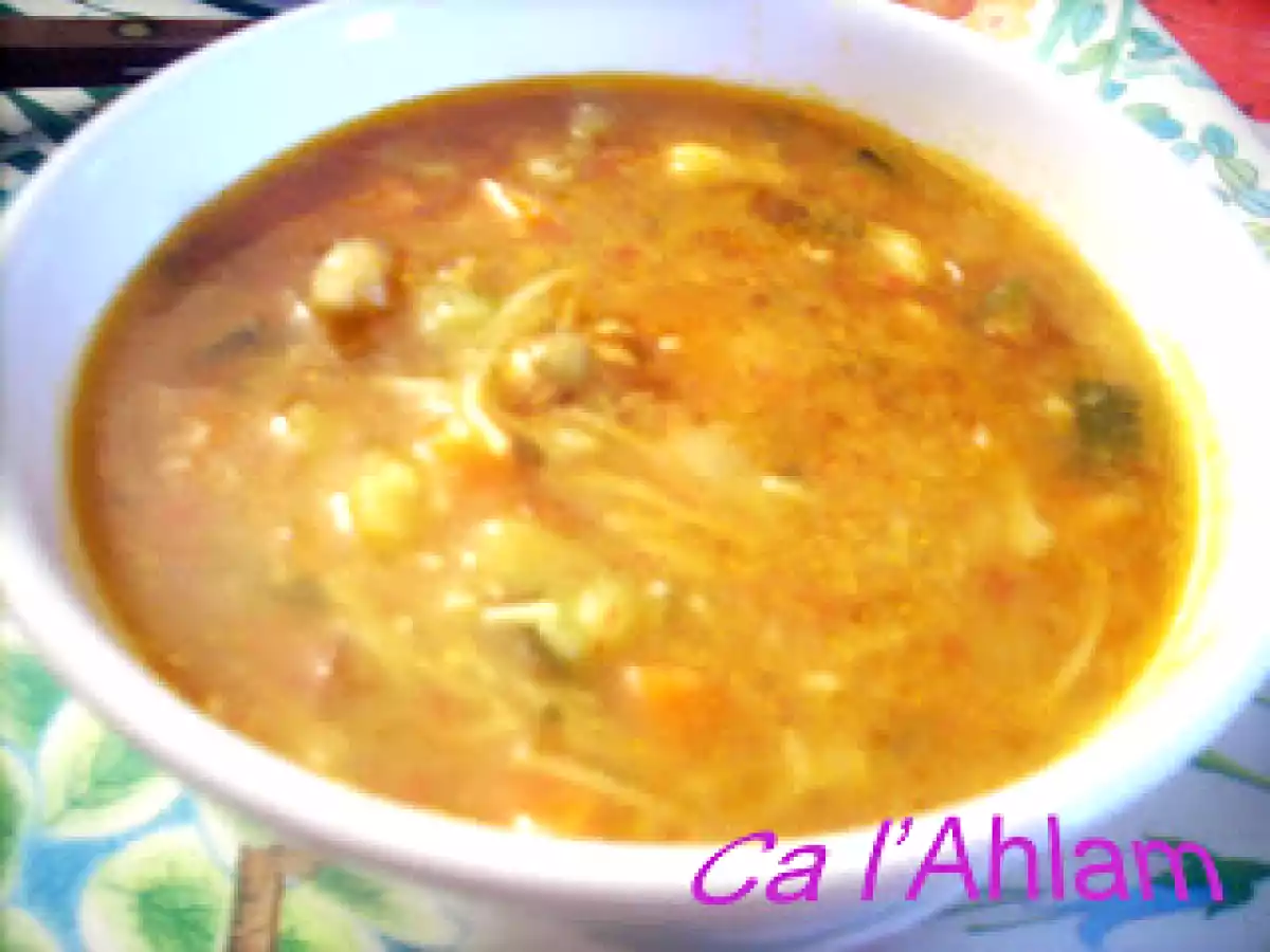 Harira de verduras (Sopa de Ramadán)