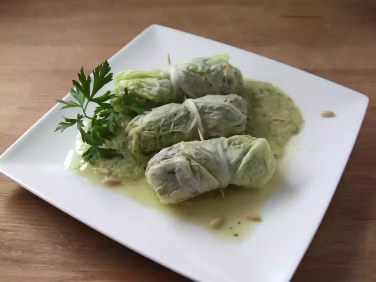 Hatillos de col tricolor