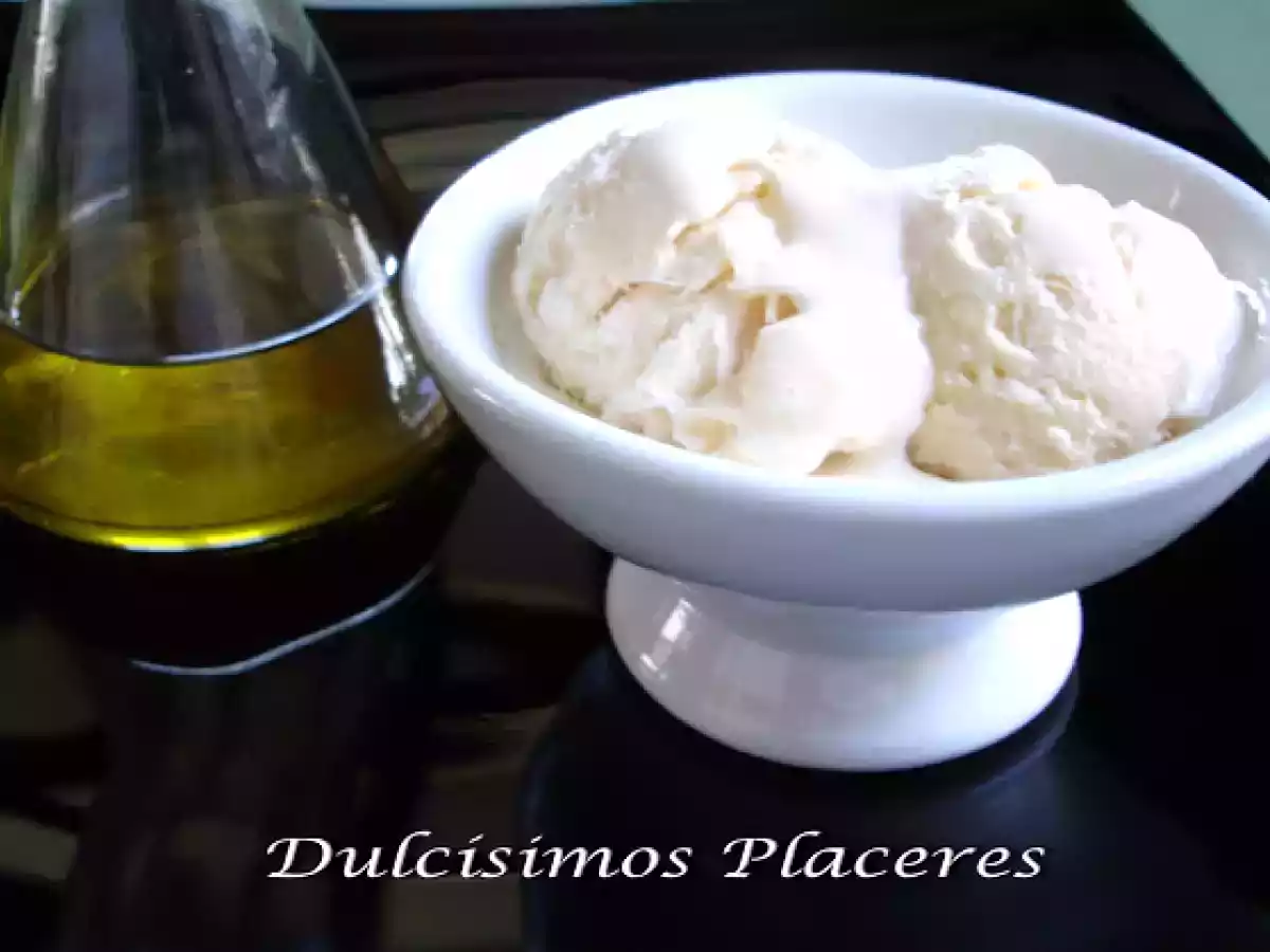 Helado de aceite de oliva