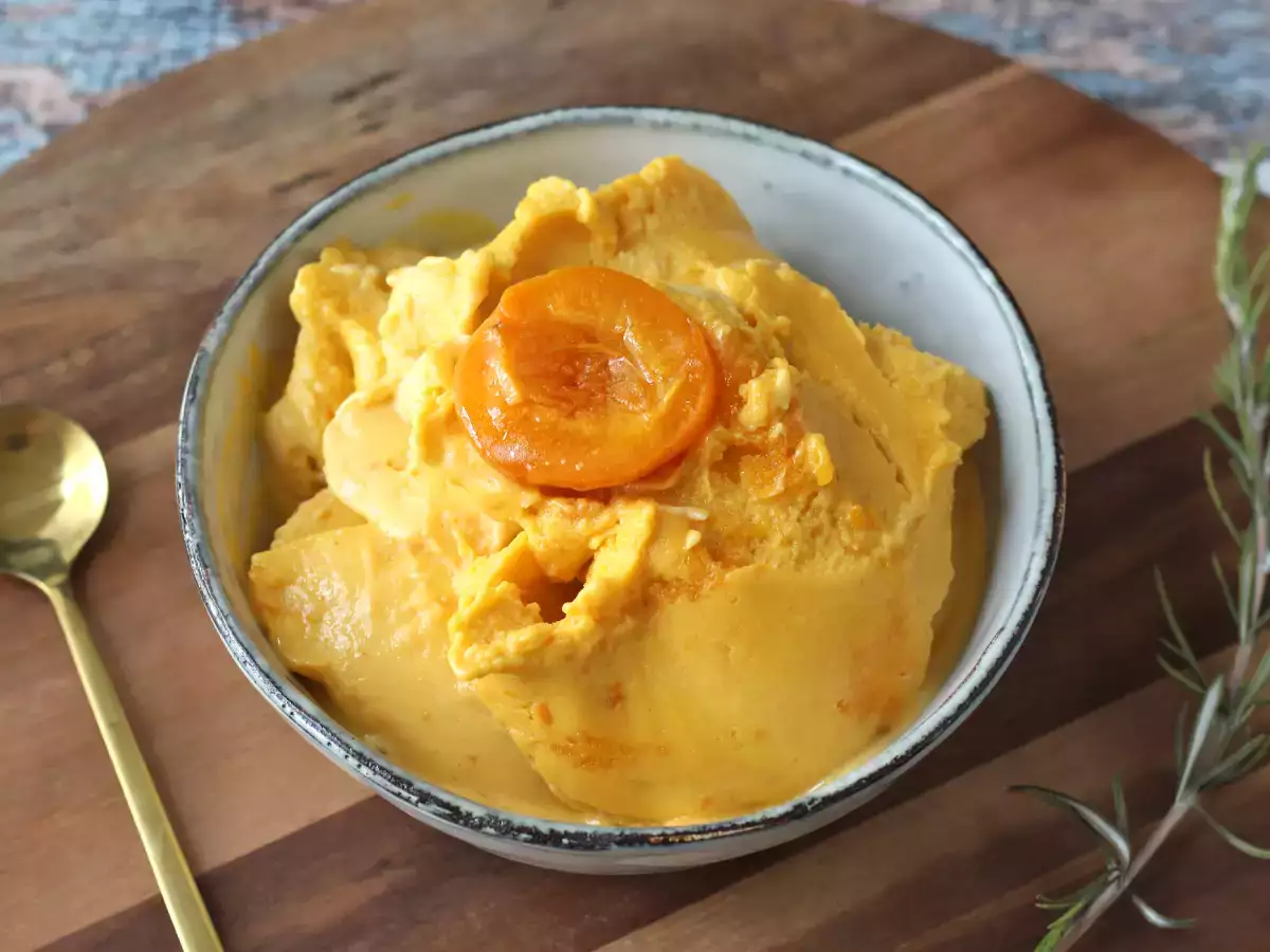 Helado de albaricoques asados con la Ninja Creami - foto 2