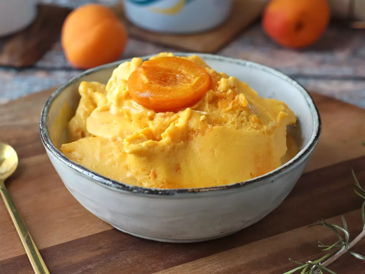 Helado de albaricoques asados con la Ninja Creami - foto 3