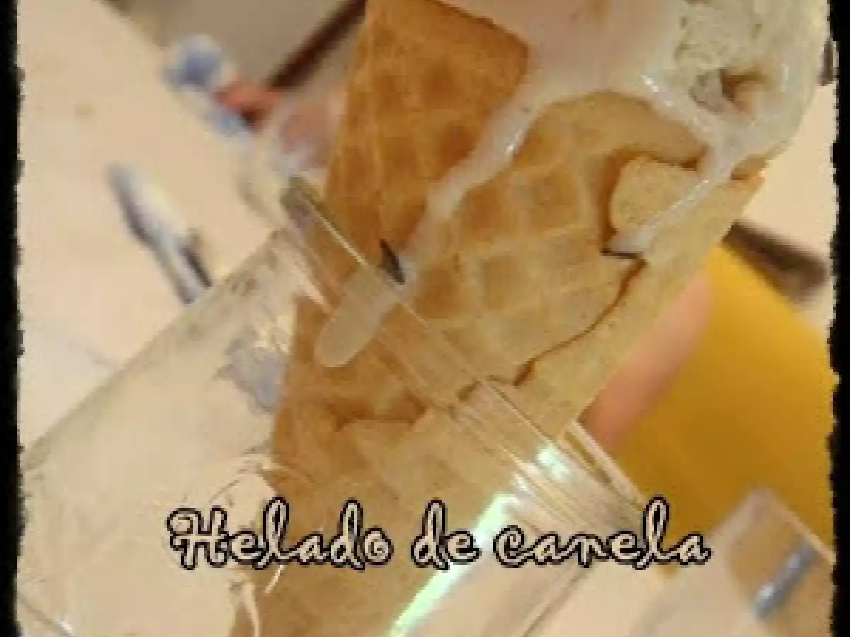 Helado de canela