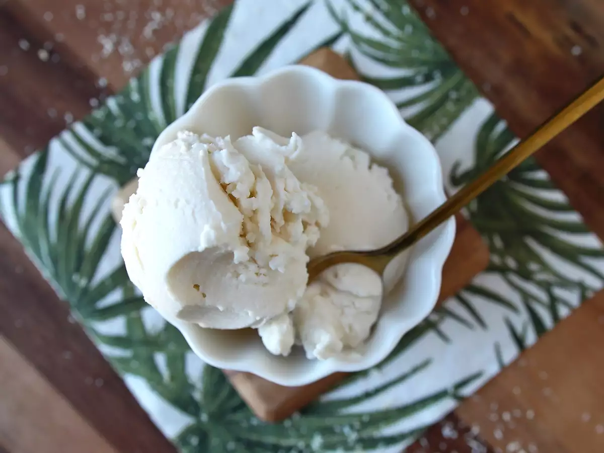Helado de coco con Ninja Creami - foto 3