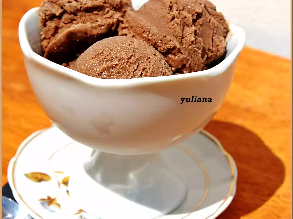 Helado de Cola Cao delicioso