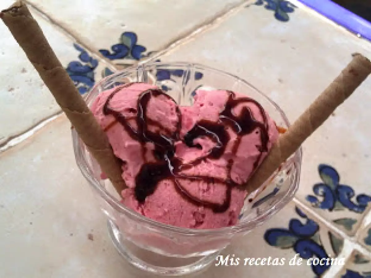 Helado de fresa con y sin thermomix - foto 3