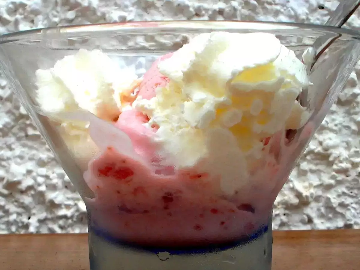 Helado de fresas deshidratadas - foto 2