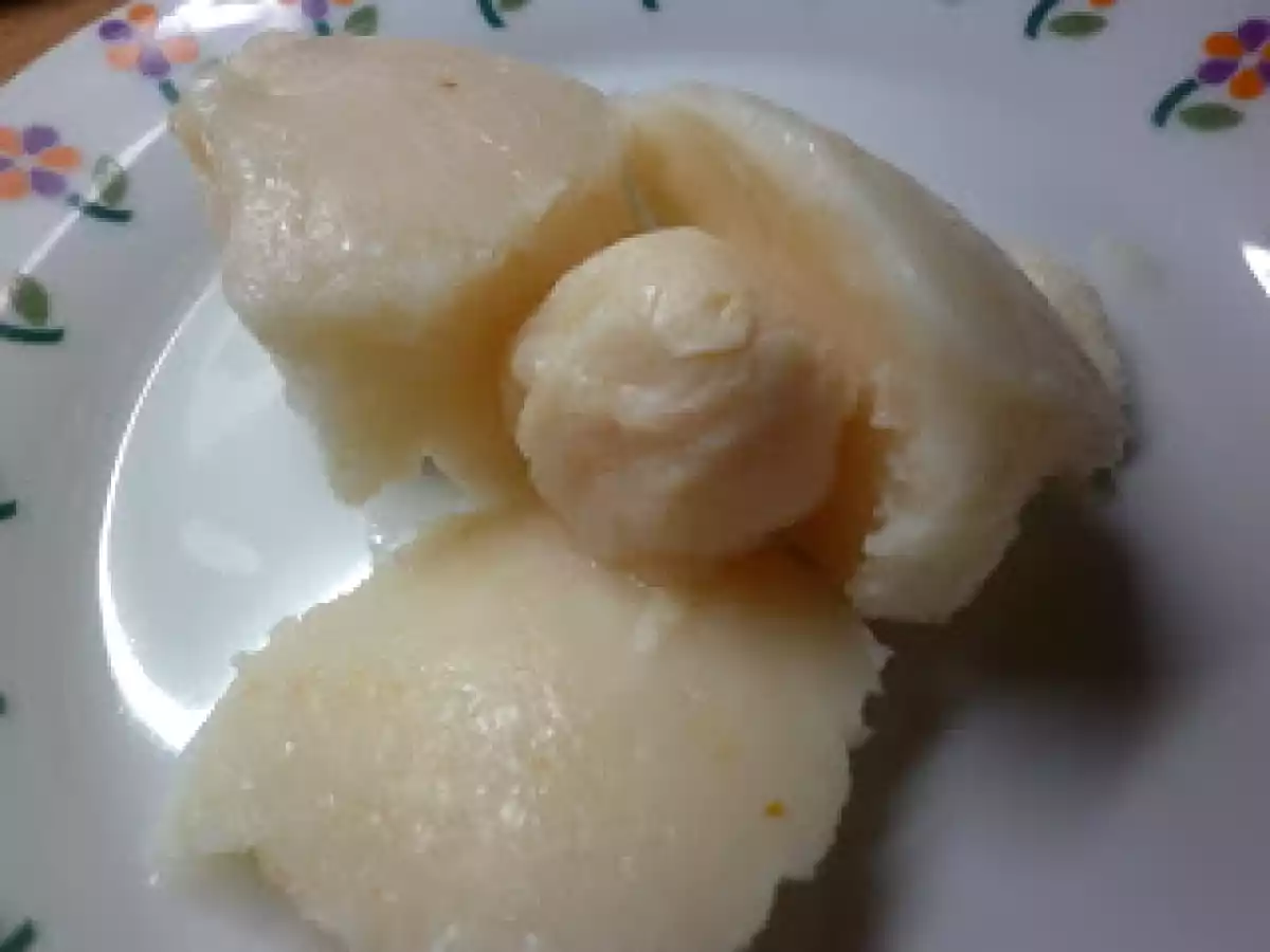 Helado de lichis en Thermomix